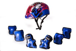 SET PROTECCION Y CASCO HOOK NIÑO - INCLUYE MUÑEQUERA