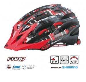 CASCO KABUTO FARO MODERN ROJO