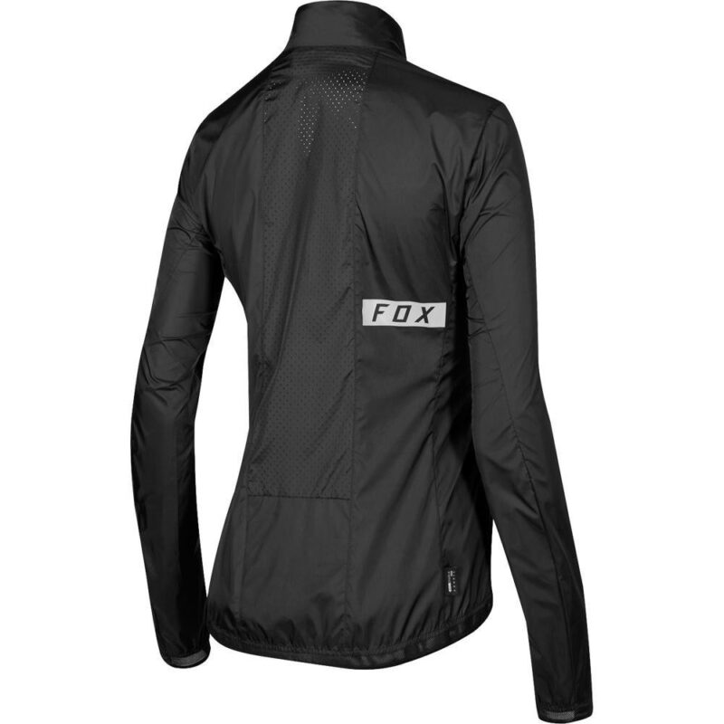 CHAQUETA BICICLETA MUJER ATTACK WIND NEGRO FOX