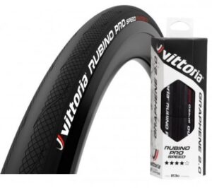 NEUMÁTICO RUBINO PRO SPEED 700x 23c FOLD FULL BLACK GRAPHENE 2.0 - VITTORIA