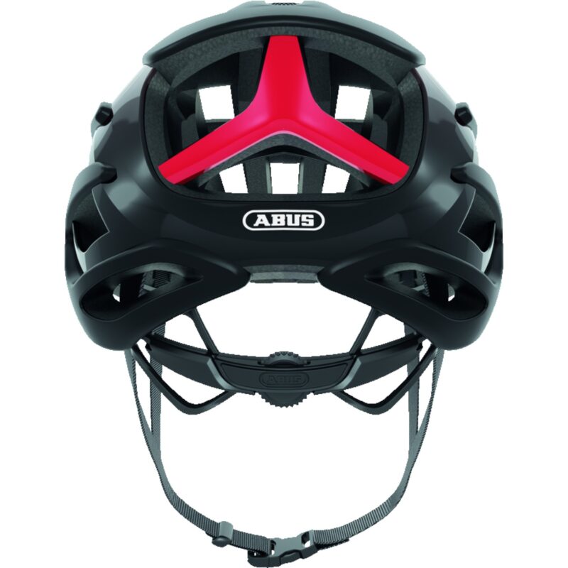 CASCO BICICLETA RUTA – AIRBREAKER NEGRO / ROJO - ABUS